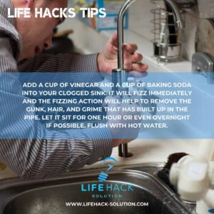 How to Fix clogged sink