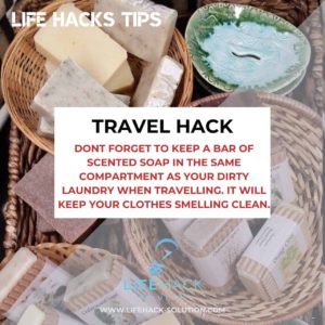 Travel Life Hacks for dirty laundry