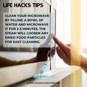Microwave Life Hack for cleaning
