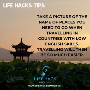 Travel Life Hack