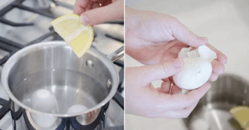 How to easily removed the shell from hard boiled egg