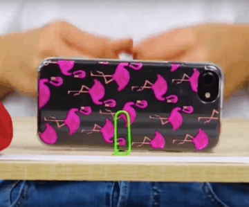  Make DIY Phone stand with paper clip
