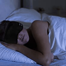 Headphone Sleep Mask to sleep easier