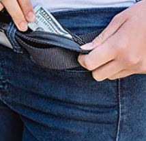 Money Belt for hide cash while travelling