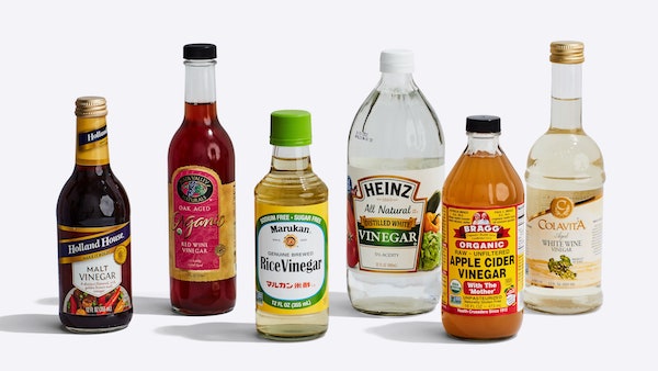 All types of vinegar