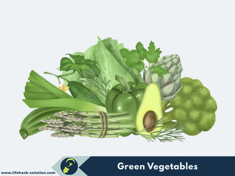 Green Vegetables - foods to improve digestion