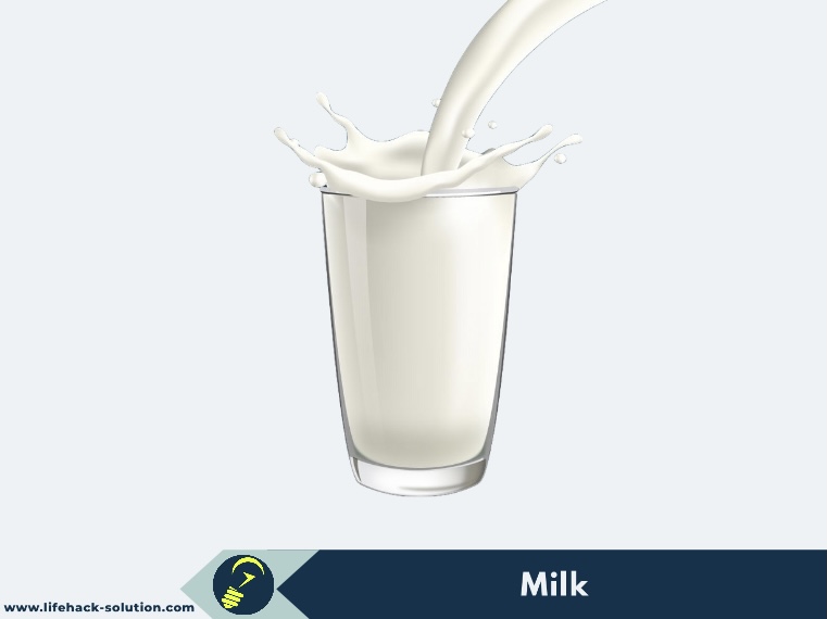 Milk - how to get rid of spiciness in mouth