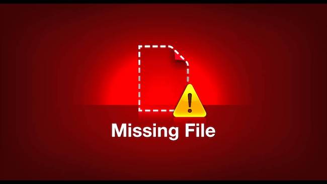 missing file