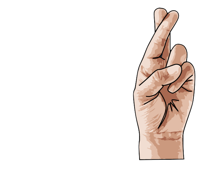 offensive hand gesture crossing finger