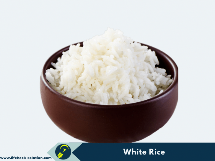 White rice - foods that make you sleep at night