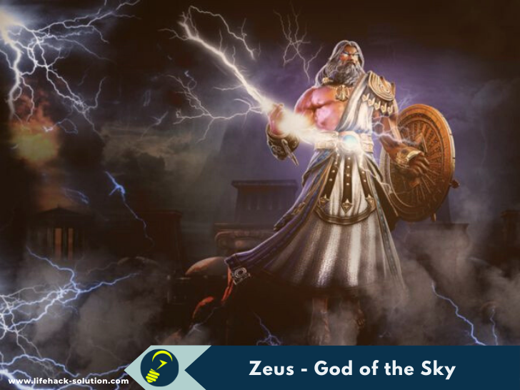 Zeus - God of the Sky, greek mythology gods and goddesses
