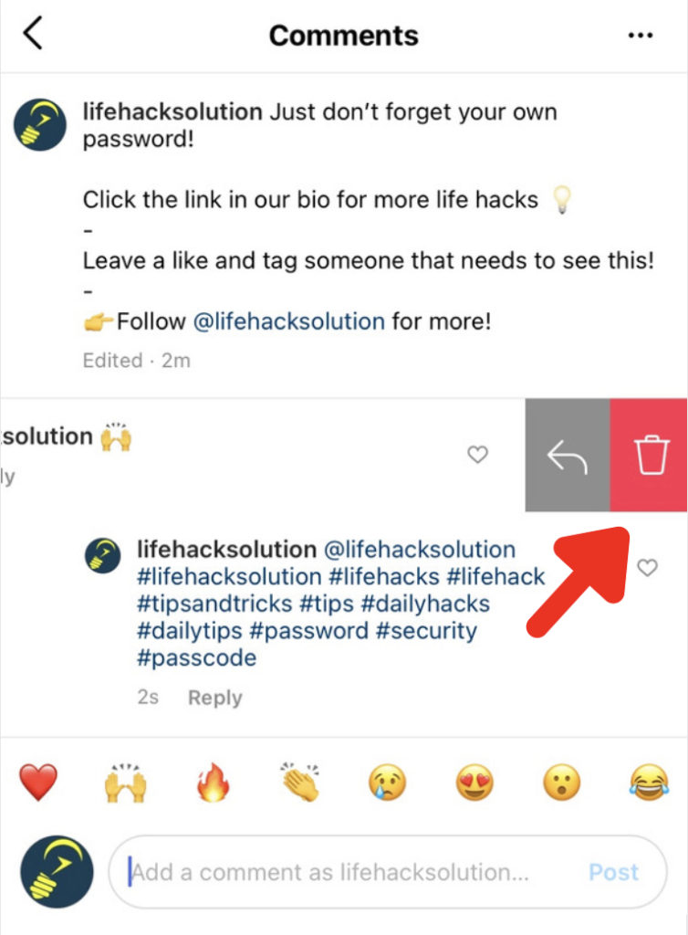 Instagram life hacks - How to hide hastag from post