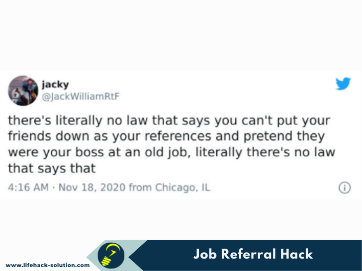 job referral hack