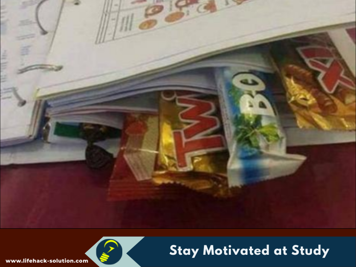 life hack to stay motivated at study