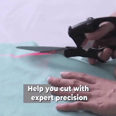 laser guided scissors
