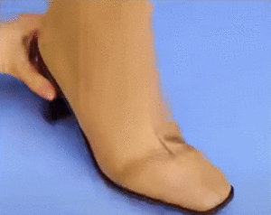 Restore Wrinkled Boots Using Socks and Steam