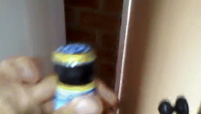 Open a Beer Bottle Using a Door Bore Hole
