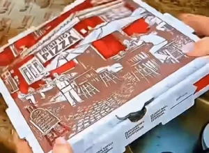 Wet the Cardboard Box So It Fits in the Bin