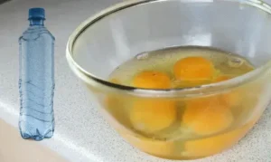 Separate Egg Yolk With an Empty Bottle