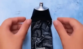 Squeeze Out Toothpaste With Chopstick