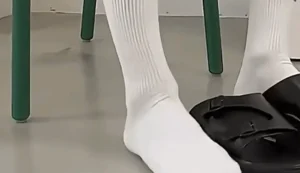 fold long socks into low socks technique